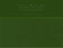 Tablet Screenshot of candlewoodfamilydental.com